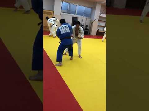 【#柔道98】柔道の練習、背負い投げ（引手のみ）→腕絡み