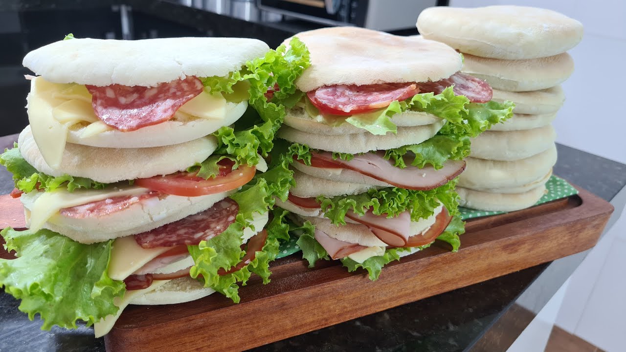 APRENDA FAZER PÃO SÍRIO | SANDUÍCHE  DELICIOSO