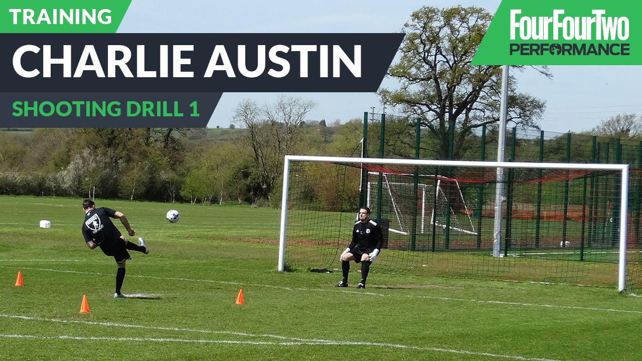 Charlie Austin's striker school | Finishing inside the penalty box | Soccer shooting drill - YouTube