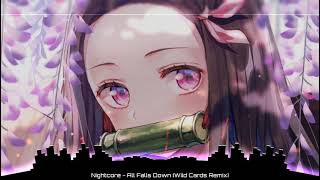 Download lagu Nightcore - All Falls Down (Wild Cards Remix) mp3