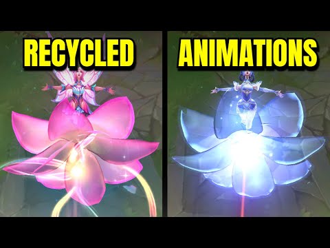 All Reused Animations in Faerie Court Lux Skin | League of Legends