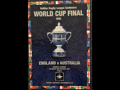 1995..Rugby League World Cup Final.. England v Australia