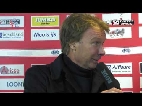 Persconferentie trainers na afloop van FC Lienden - De Treffers