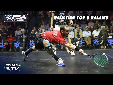 Squash: Greg Gaultier Top 5 Rallies