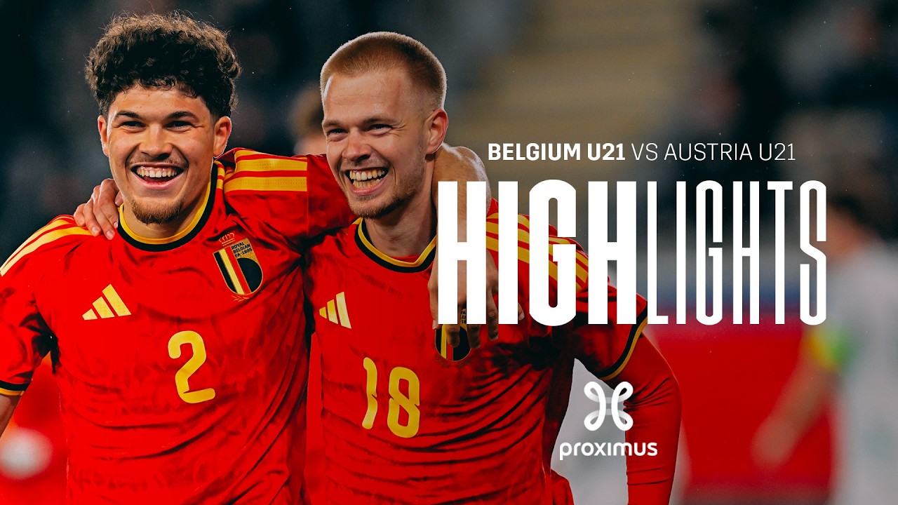 Belgium U21 vs Austria U21 Highlights