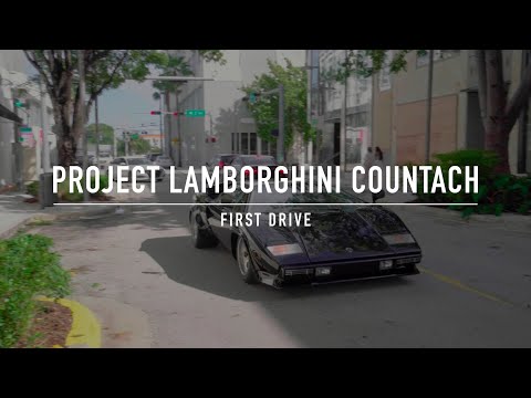 Project Lamborghini Countach First Drive