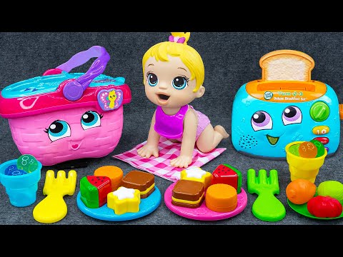 75 Minutes Satisfying with Unboxing Kitchen Playset, Leapfrog Picnic Set | Review Toys