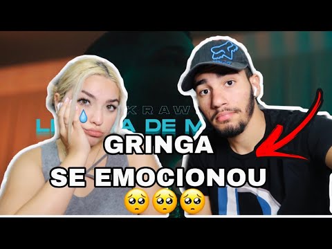 🇧🇷🇺🇸 GRINGA REAGINDO AO KRAWK LEMBRA DE MIM PAI? 🥺 (react)