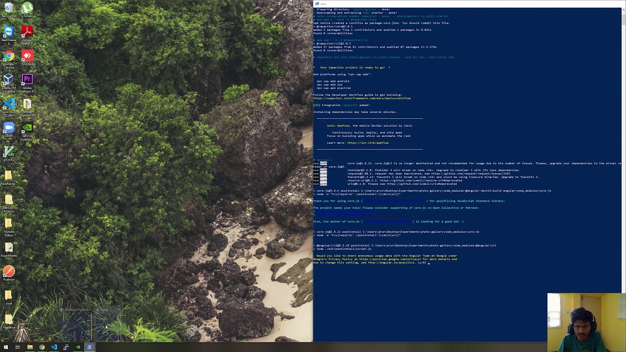 Getting started with Ionic : Installation and Setup (part 2)