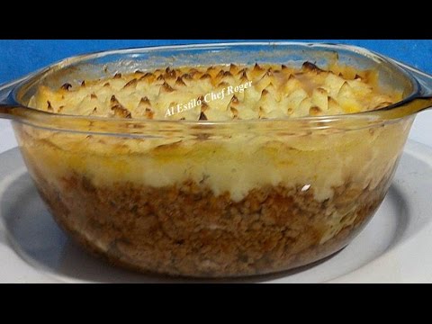 Prueba esta delisioso, PASTEL DE CARNE, Receta # 377 Video