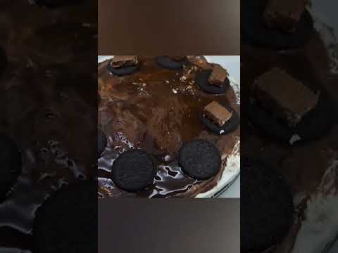 Oreo ice-cream Cake no bake،no oven #easycookingwithnajia43 # shorts #malikdaneen35 #trending