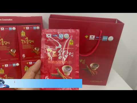 Video Chi Tiết Mở Hộp Nước Hồng Sâm Chén Dream Hàn Quốc Hộp 70 ml x 30 Gói