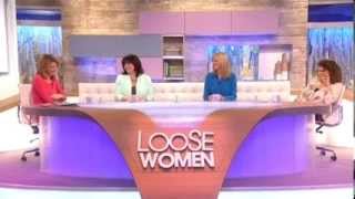 Kaye stumbles over "Clint" Eastwood - funny innuendo on Loose Women 10th February 2014