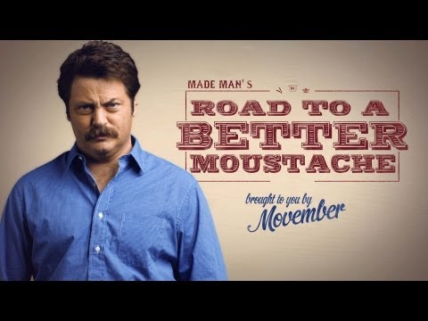 How to Grow a Moustache with Nick Offerman - Movember