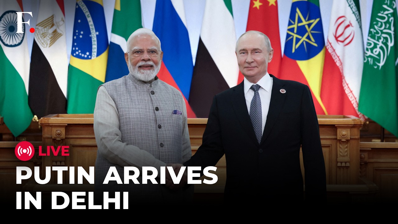BRICS 2026 LIVE: Russian President Vladimir Putin Arrives in New Delhi Ahead of BRICS