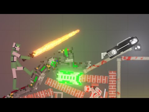 Biodroids War in People Playground - People Playground 1.21.3