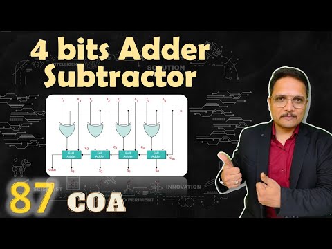 4 bits Adder Subtractor