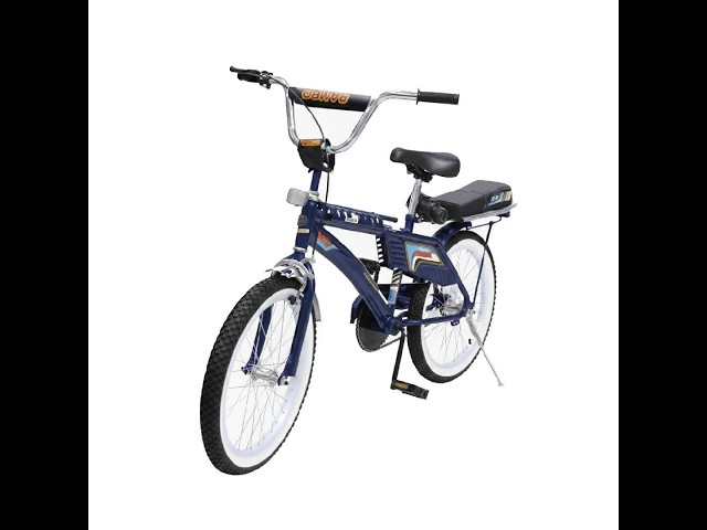 دراجة رامبو خط أبيض مقاس 20 بوصة – جنوط ودواسات ألمنيوم مع مقعد خلفي – D2022N (ألوان متعددة)