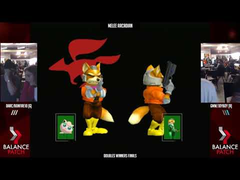 NE Melee Arcadian 5 - Darc/bonfire10 (Green) vs. GWM420/Joyboy (Red) - SSBM Doubles WF