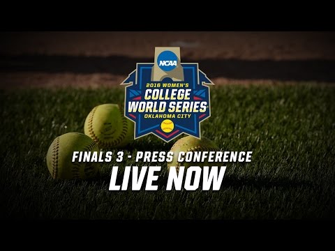 2016 Women's College World Series Finals - Game 3 Postgame Press Conference