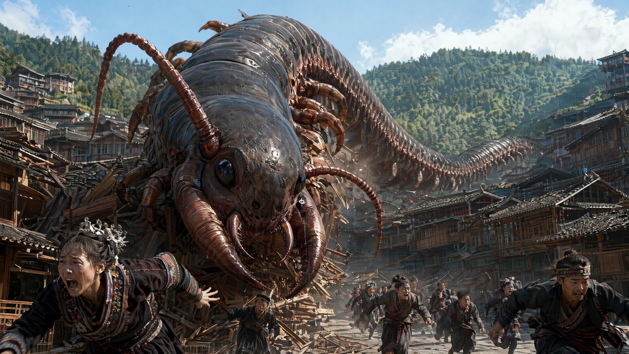 【2026 Newest Movie】Demonic Mutated Horse Monster 🐎 Tramples Explorers Alive 😱