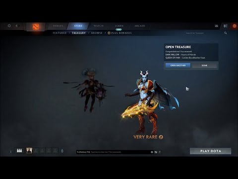 The International Immortal treasure III Opening QOP very rare and 50 level Bundle drop