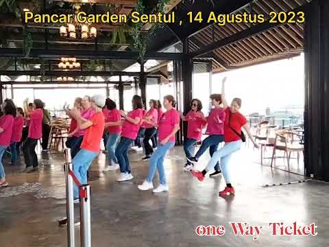 One Way Ticket - Line Dance - Demo by - Dansa Ceria Blok B  (Jakarta Selatan)