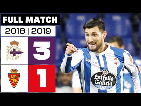 RC Deportivo 3-1 Real Zaragoza | PARTIDO COMPLETO | 2018/2019
