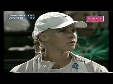 Elena Dementieva v. Lindsay Davenport 2001 Miami QF highlights