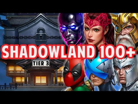 ALL T3 SOLO VS SHADOWLAND STAGES 100+ (PART 2) - Marvel Future Fight