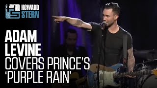 Adam Levine Performs Purple Rain At The Howard Stern Birthday Bash on SiriusXM Video