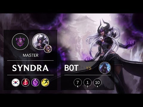 Syndra Bot vs Aphelios - KR Master Patch 10.1