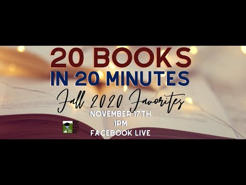 20 Books in 20 Minutes: Fantastic Fall Favorites