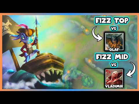 Playing Vs A 70% Win Rate Olaf | Fizz Top vs Olaf,Fizz Mid vs Vladimir 15.17