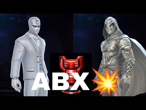 F2P Moon Knight New vs Old Uni ABX comparison with CTPE|| Marvel Future Fight.