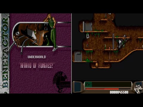 AMIGA CD32 Benefactor 1994 Psygnosis Europe CD 32 NO BOOTABLE On CDTV CD TV BUBBLE & SQUEAK ELEMENTS