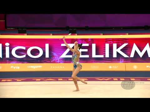ZELIKMAN Nicol (ISR) - 2019 Rhythmic Worlds, Baku (AZE) - Qualifications Clubs