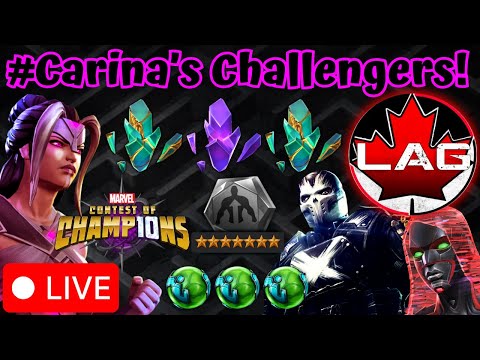 CHOSEN CHALLENGERS! New Carina Challenges! Necropolis Path! 10 Year Anniversary! Lagacy Live! - MCOC