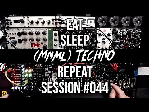 Session #044 Eat Sleep Techno Repeat Improvised Modular Techno From Maui With Obscure Machines