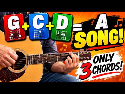 Play Leaving on a Jet Plane — Just 3 Easy Chords for Beginners