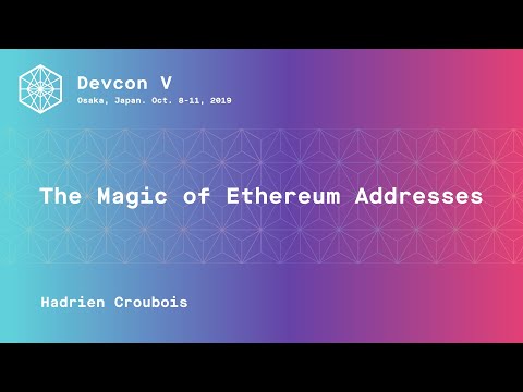The magic of ethereum addresses preview