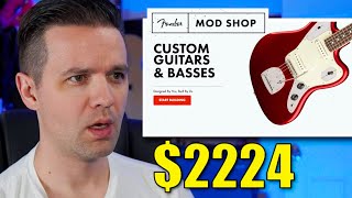 Video thumbnail for You Spent How Much? Building the MOST $$$ Expensive Guitars in the Fender Mod Shop by Landon Bailey