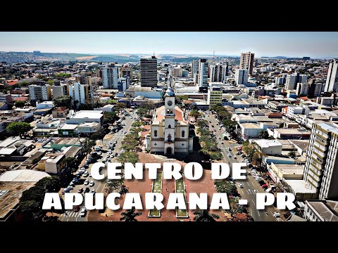 Praça Rui Barbosa e Catedral Nossa Senhora de Lourdes | Apucarana - PR