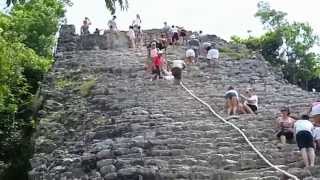 preview picture of video 'COBA' - La Piramide più alta dello Yucatan'