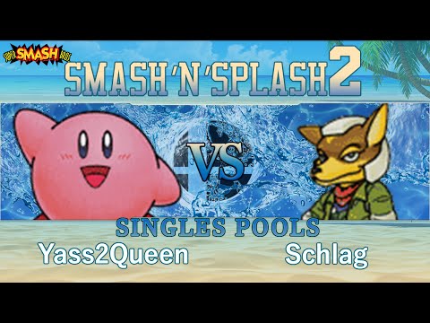 Smash'N'Splash 2 - Yass2Queen (Kirby) vs Schlag (Fox) - Singles Pools