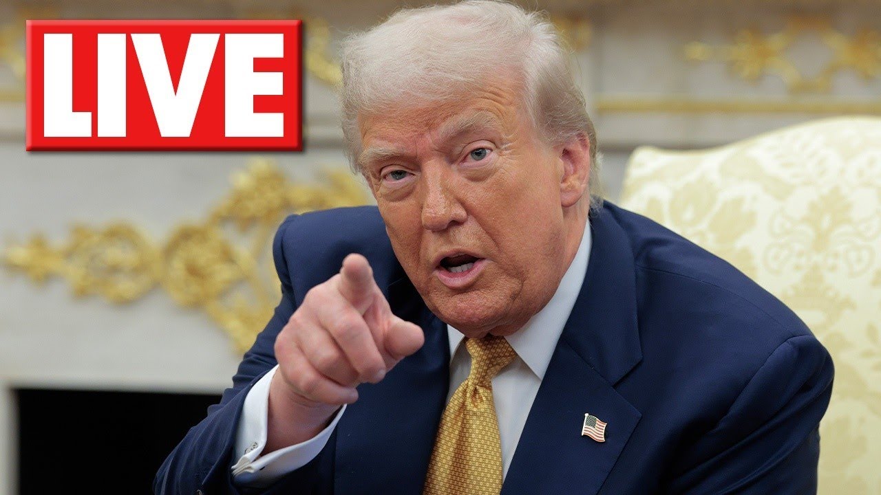 LIVE 🔴 Trump makes Oval Office announcement amid heightened tension in Iran