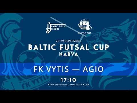 Baltic Futsal Cup. FK Vytis - AGIO. Прямая трансляция РУС
