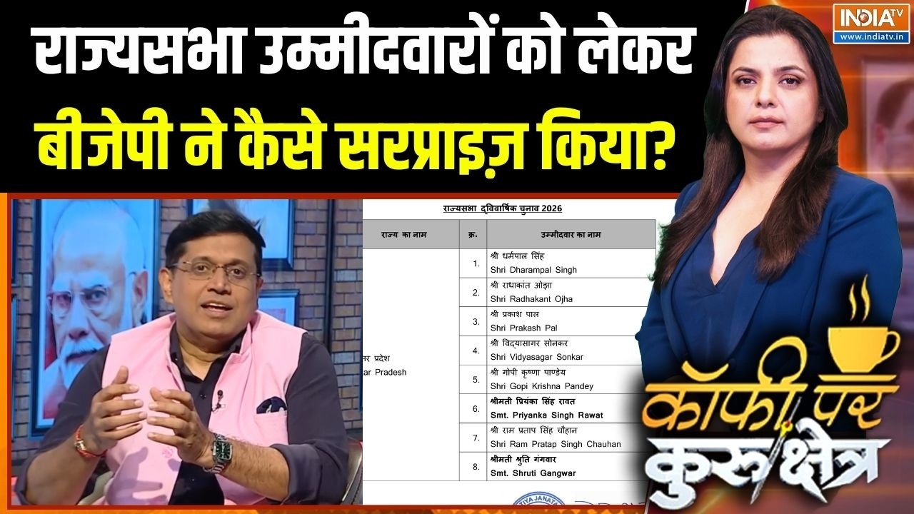 BJP Rajya Sabha Candidate List: BJP के राज्यसभा उम्मीदवारों की लिस्ट ने  कै?