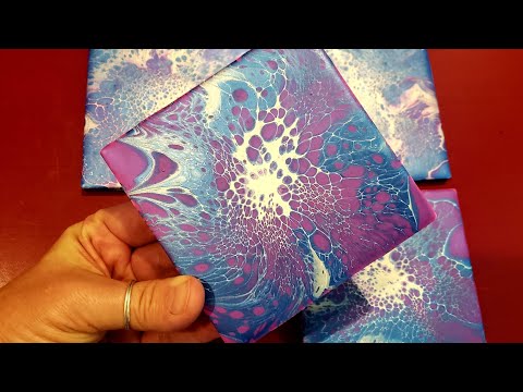 Easiest Bloom Technique! Must See Floetrol and Paint Only! Naptime Creations Inspired!