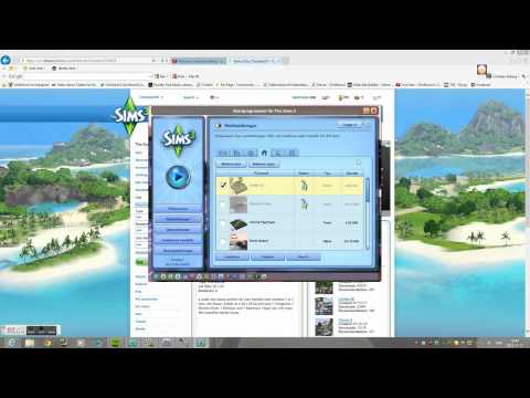Part of a video titled The sims 3 Tutorial - How to Download lots into your game